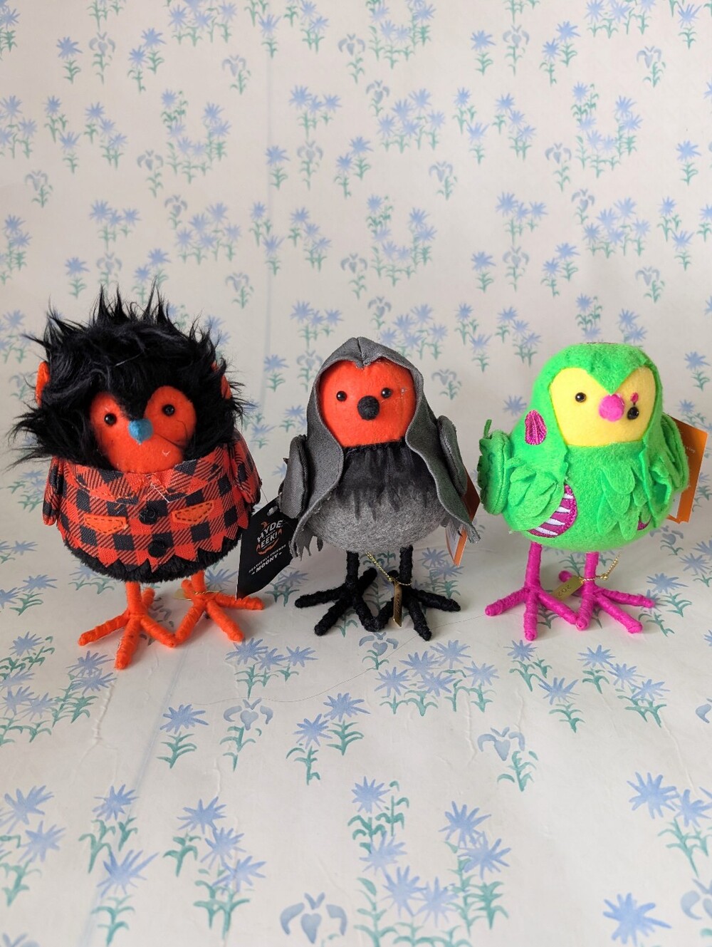 Hyde and Eek Halloween Birds NEW Moony Lewis Moldy Wolfman Zombie Reaper 2025